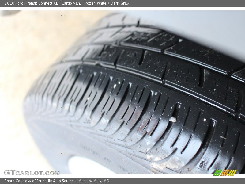 Frozen White / Dark Gray 2010 Ford Transit Connect XLT Cargo Van