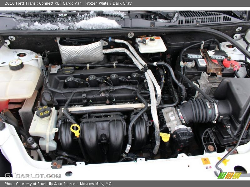 Frozen White / Dark Gray 2010 Ford Transit Connect XLT Cargo Van