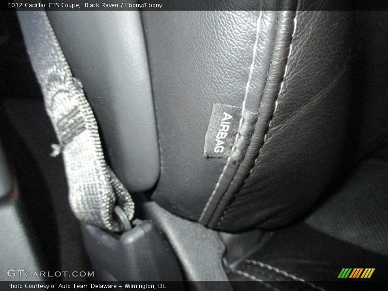 Black Raven / Ebony/Ebony 2012 Cadillac CTS Coupe