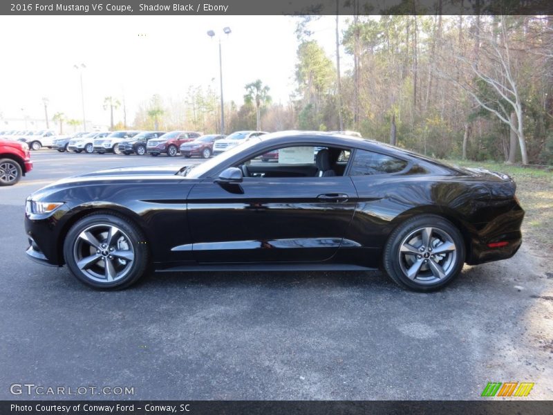 Shadow Black / Ebony 2016 Ford Mustang V6 Coupe
