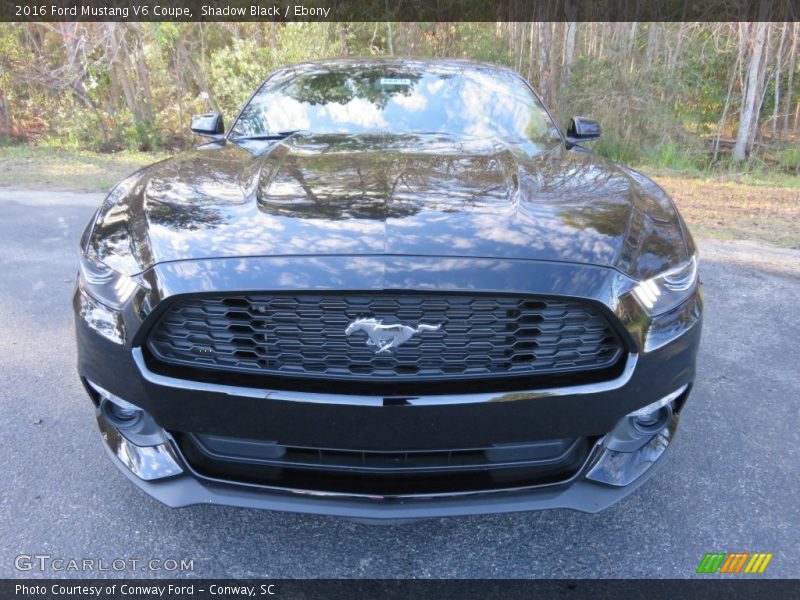 Shadow Black / Ebony 2016 Ford Mustang V6 Coupe