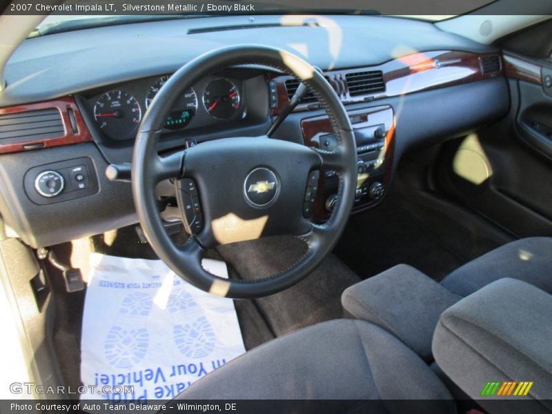 Silverstone Metallic / Ebony Black 2007 Chevrolet Impala LT