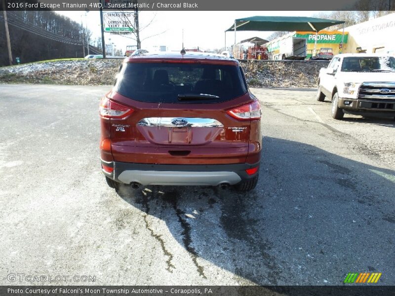 Sunset Metallic / Charcoal Black 2016 Ford Escape Titanium 4WD