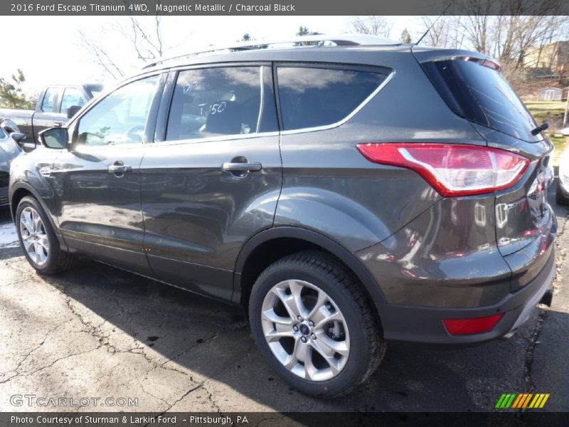 Magnetic Metallic / Charcoal Black 2016 Ford Escape Titanium 4WD