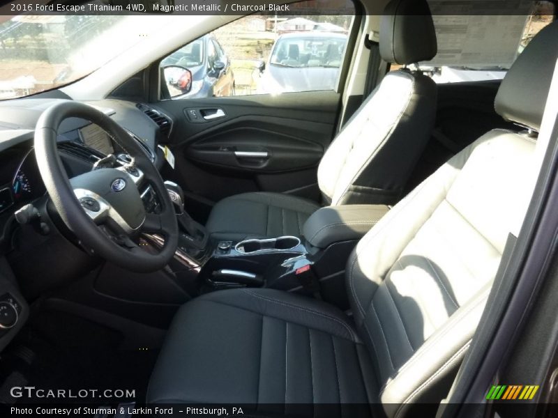 Magnetic Metallic / Charcoal Black 2016 Ford Escape Titanium 4WD