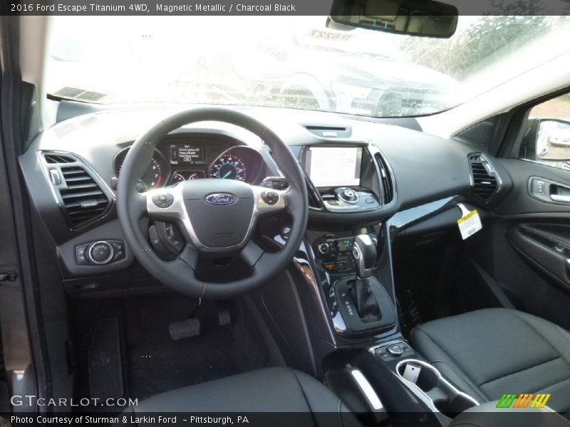Magnetic Metallic / Charcoal Black 2016 Ford Escape Titanium 4WD
