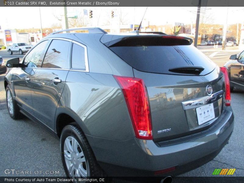 Evolution Green Metallic / Ebony/Ebony 2013 Cadillac SRX FWD