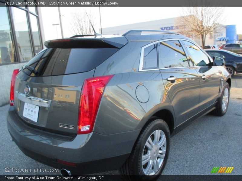 Evolution Green Metallic / Ebony/Ebony 2013 Cadillac SRX FWD