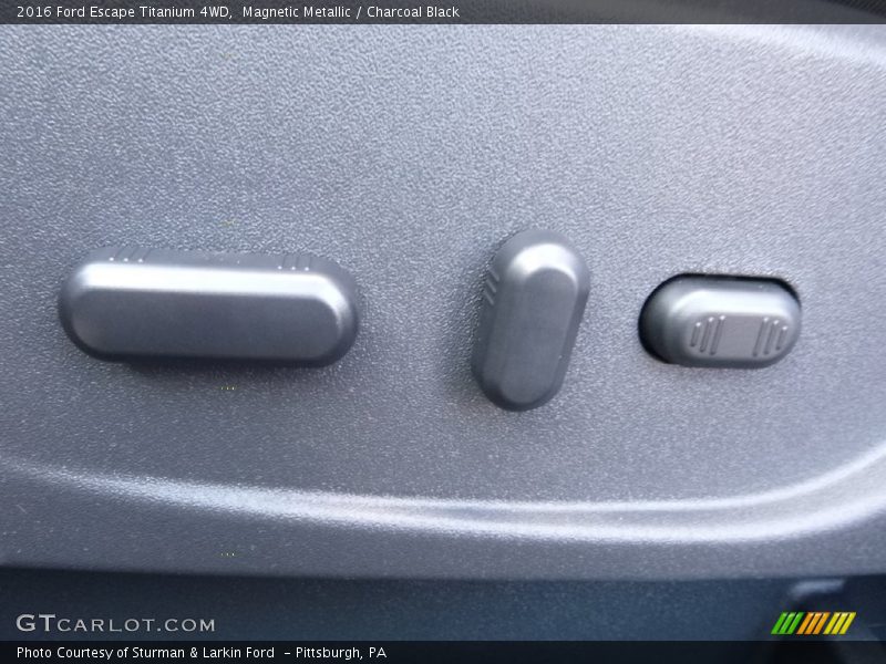 Magnetic Metallic / Charcoal Black 2016 Ford Escape Titanium 4WD