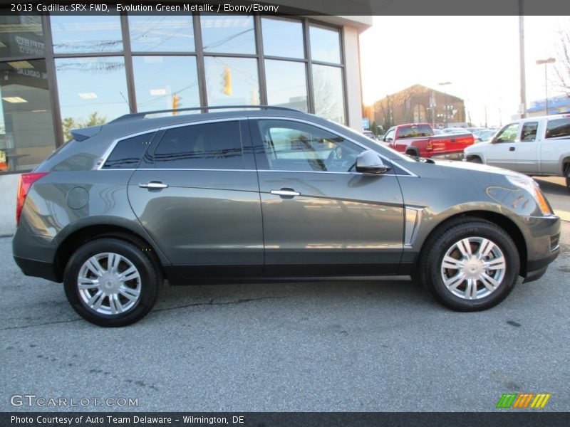 Evolution Green Metallic / Ebony/Ebony 2013 Cadillac SRX FWD