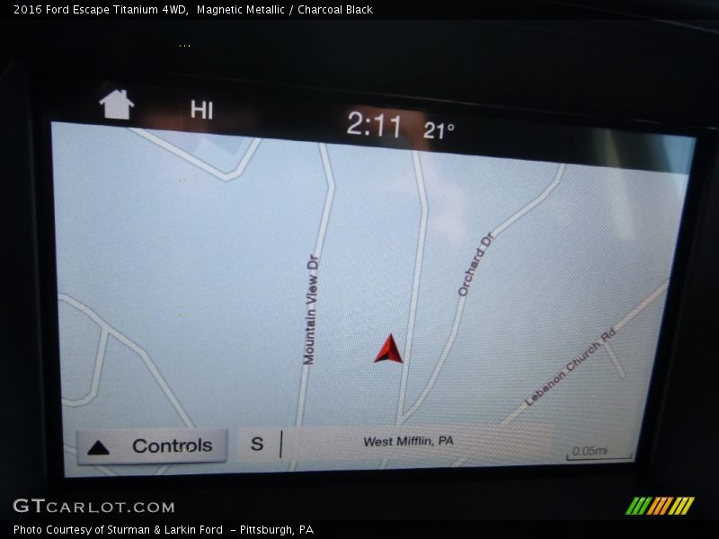Magnetic Metallic / Charcoal Black 2016 Ford Escape Titanium 4WD