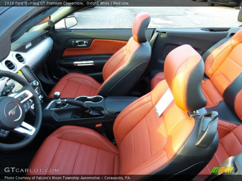 Front Seat of 2016 Mustang GT Premium Convertible