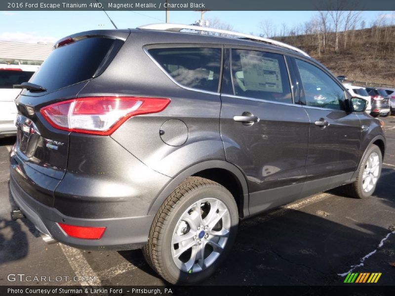 Magnetic Metallic / Charcoal Black 2016 Ford Escape Titanium 4WD