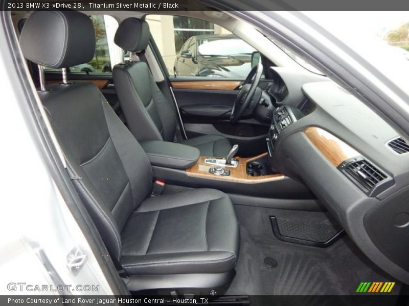 Titanium Silver Metallic / Black 2013 BMW X3 xDrive 28i