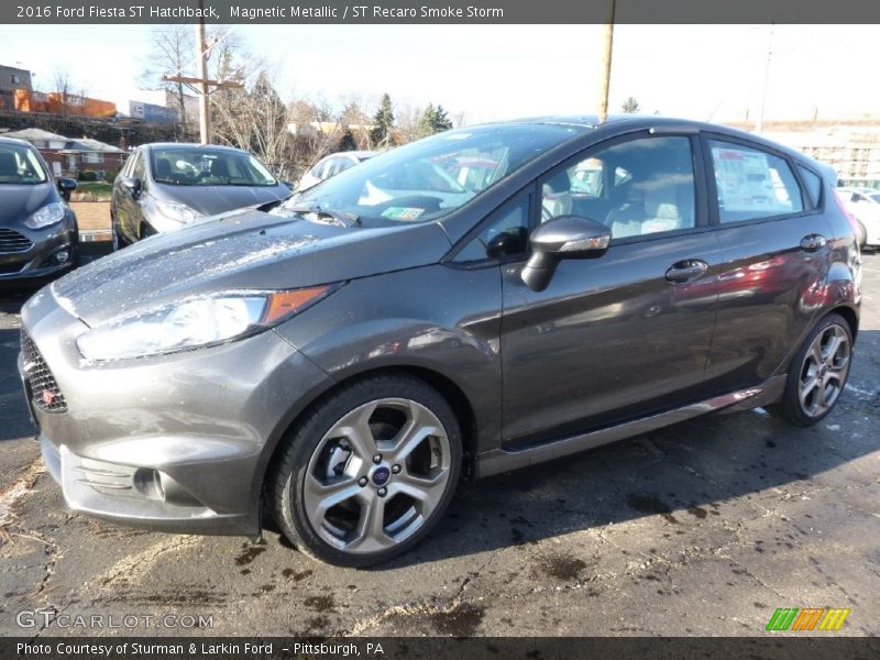 Magnetic Metallic / ST Recaro Smoke Storm 2016 Ford Fiesta ST Hatchback