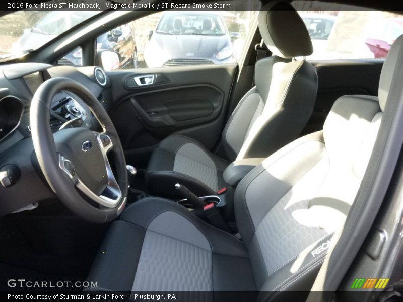 Front Seat of 2016 Fiesta ST Hatchback