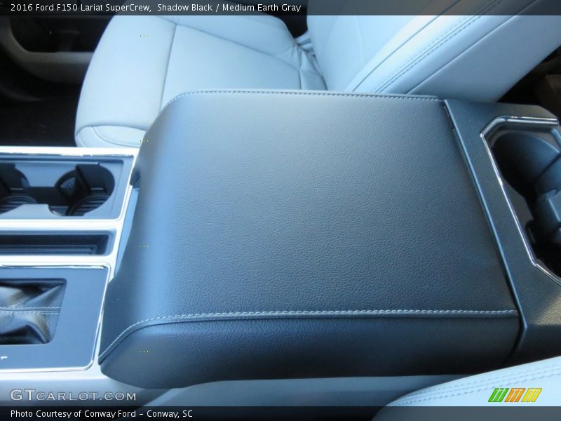 Shadow Black / Medium Earth Gray 2016 Ford F150 Lariat SuperCrew
