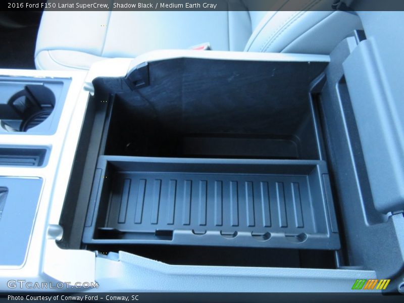 Shadow Black / Medium Earth Gray 2016 Ford F150 Lariat SuperCrew