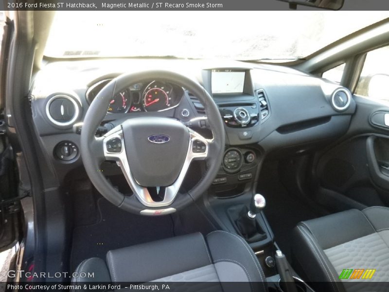 ST Recaro Smoke Storm Interior - 2016 Fiesta ST Hatchback 