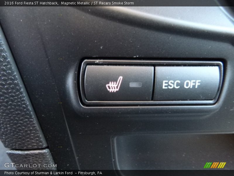 Magnetic Metallic / ST Recaro Smoke Storm 2016 Ford Fiesta ST Hatchback