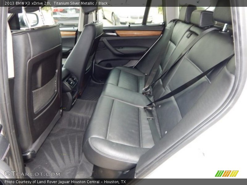 Titanium Silver Metallic / Black 2013 BMW X3 xDrive 28i