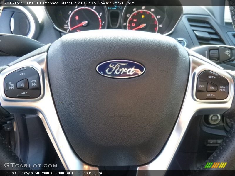Magnetic Metallic / ST Recaro Smoke Storm 2016 Ford Fiesta ST Hatchback