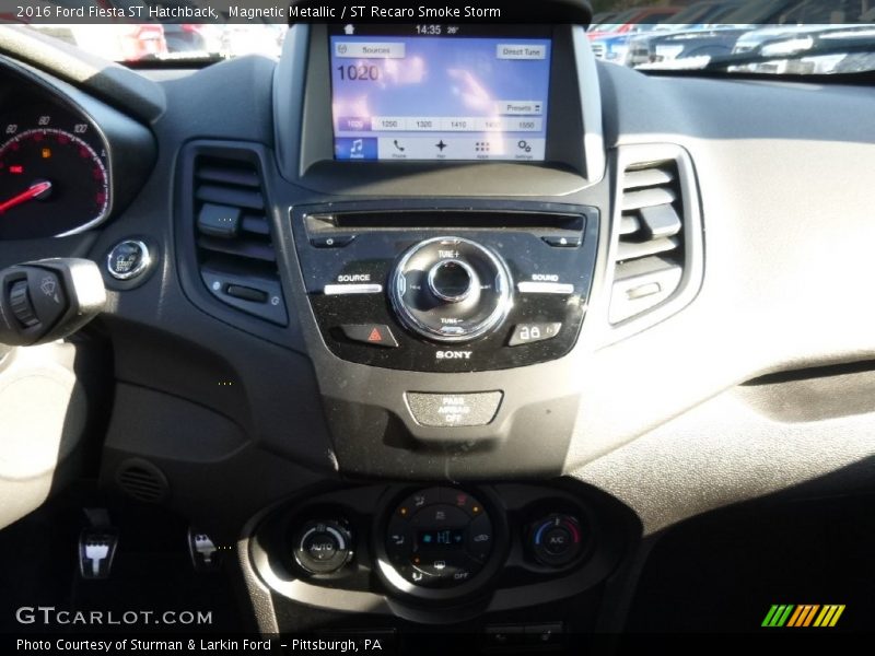 Magnetic Metallic / ST Recaro Smoke Storm 2016 Ford Fiesta ST Hatchback