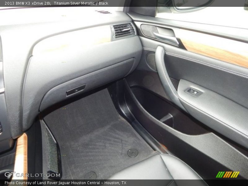 Titanium Silver Metallic / Black 2013 BMW X3 xDrive 28i