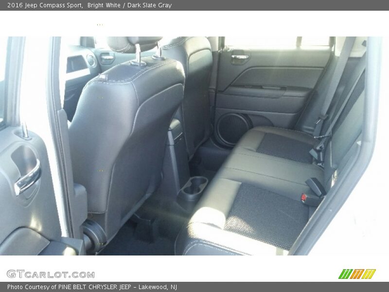 Bright White / Dark Slate Gray 2016 Jeep Compass Sport