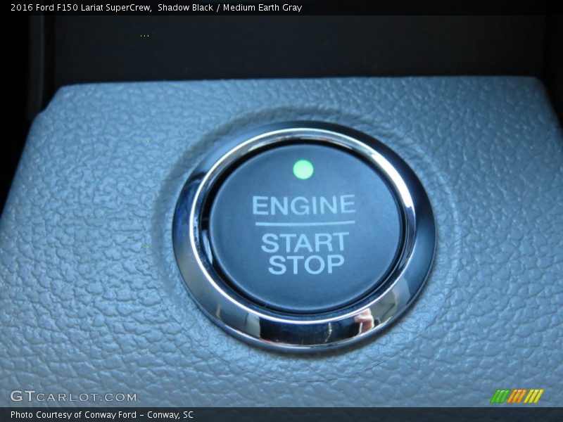 Shadow Black / Medium Earth Gray 2016 Ford F150 Lariat SuperCrew