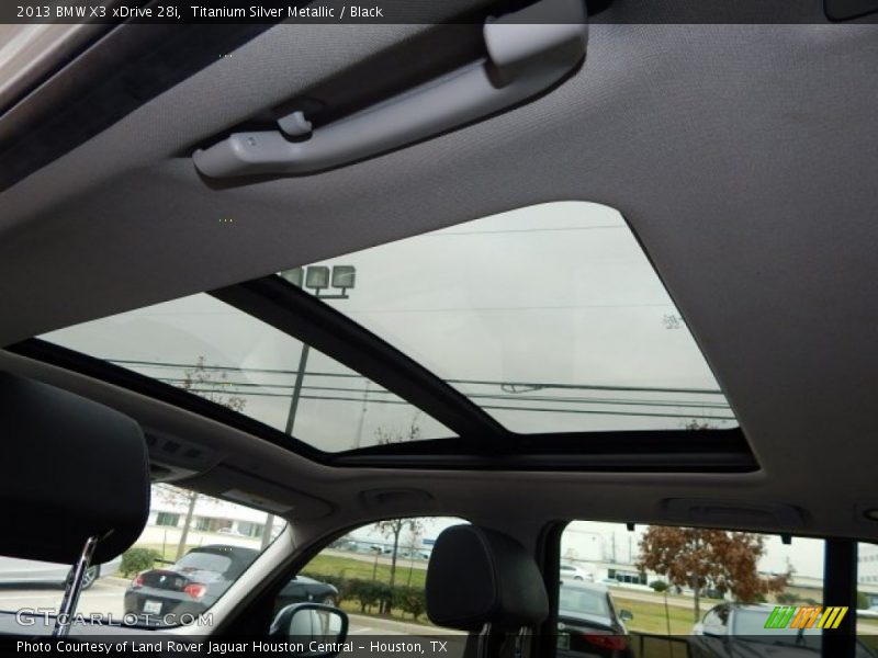 Titanium Silver Metallic / Black 2013 BMW X3 xDrive 28i