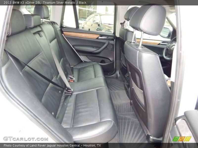 Titanium Silver Metallic / Black 2013 BMW X3 xDrive 28i