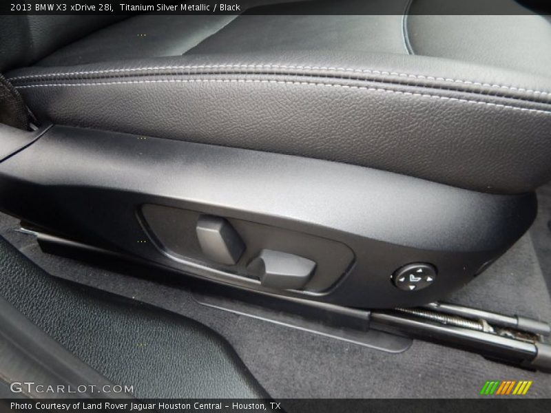 Titanium Silver Metallic / Black 2013 BMW X3 xDrive 28i