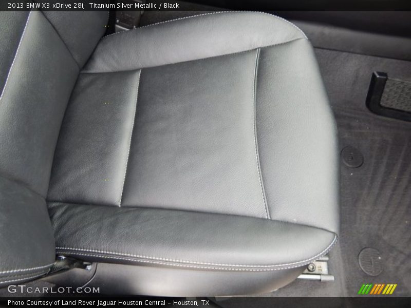 Titanium Silver Metallic / Black 2013 BMW X3 xDrive 28i