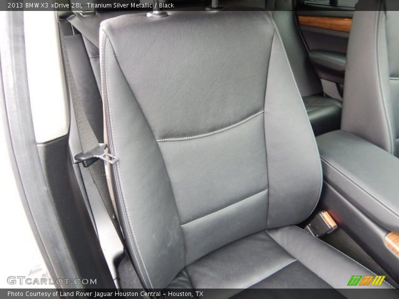 Titanium Silver Metallic / Black 2013 BMW X3 xDrive 28i