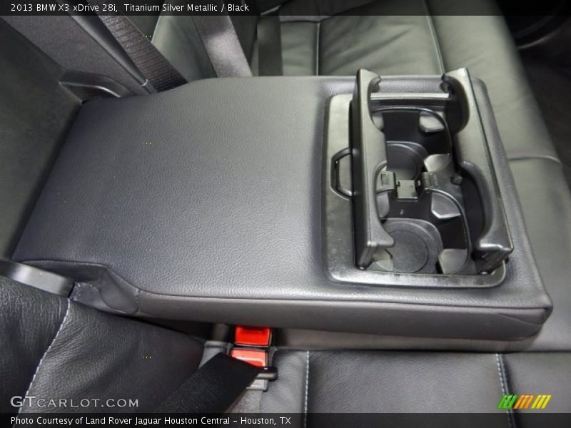 Titanium Silver Metallic / Black 2013 BMW X3 xDrive 28i
