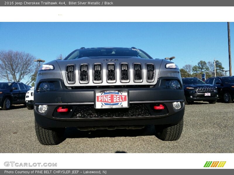 Billet Silver Metallic / Black 2016 Jeep Cherokee Trailhawk 4x4