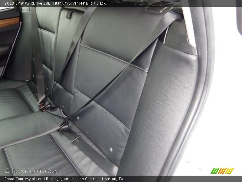 Titanium Silver Metallic / Black 2013 BMW X3 xDrive 28i