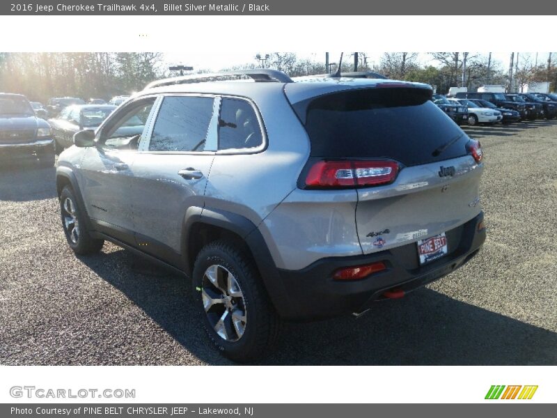 Billet Silver Metallic / Black 2016 Jeep Cherokee Trailhawk 4x4