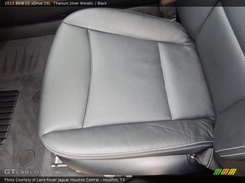 Titanium Silver Metallic / Black 2013 BMW X3 xDrive 28i