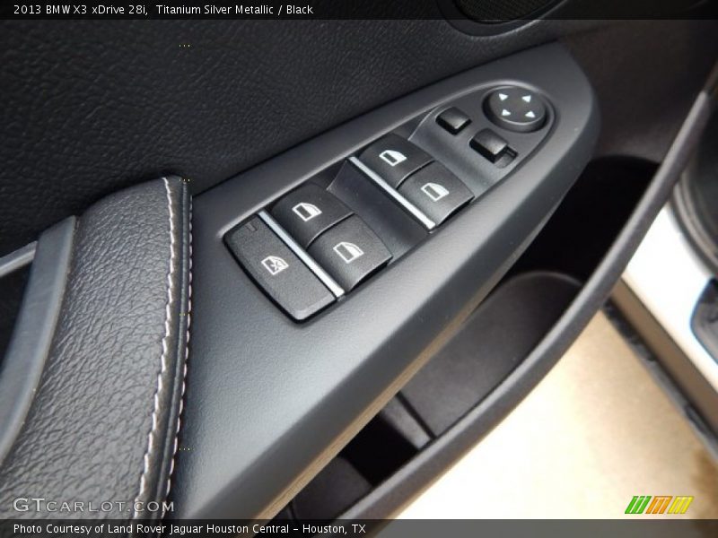 Titanium Silver Metallic / Black 2013 BMW X3 xDrive 28i