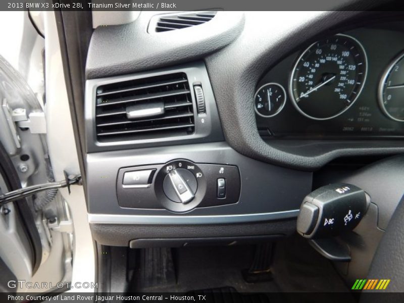 Titanium Silver Metallic / Black 2013 BMW X3 xDrive 28i