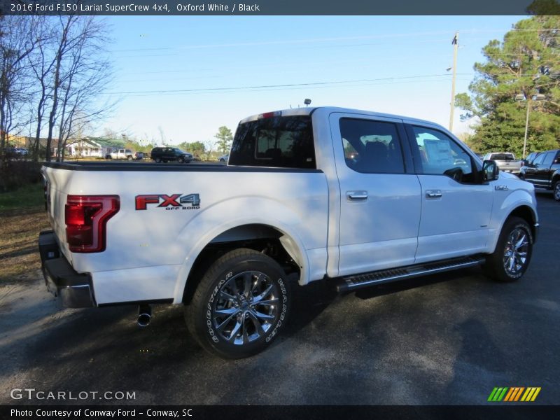 Oxford White / Black 2016 Ford F150 Lariat SuperCrew 4x4