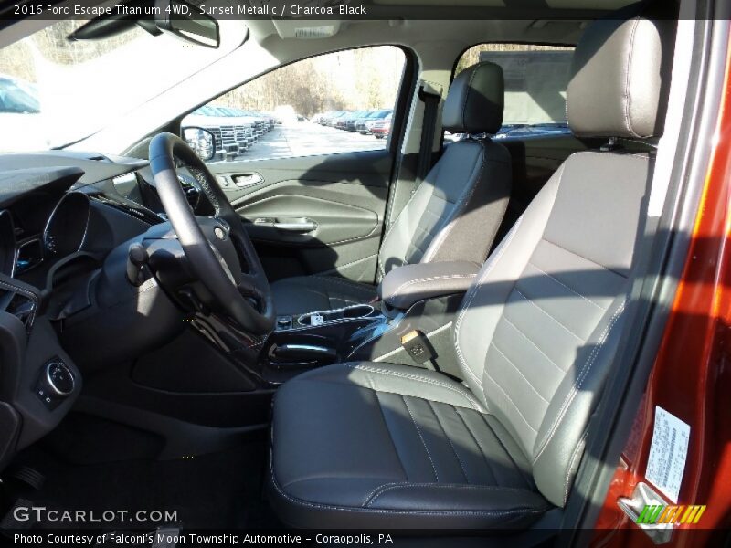 Sunset Metallic / Charcoal Black 2016 Ford Escape Titanium 4WD