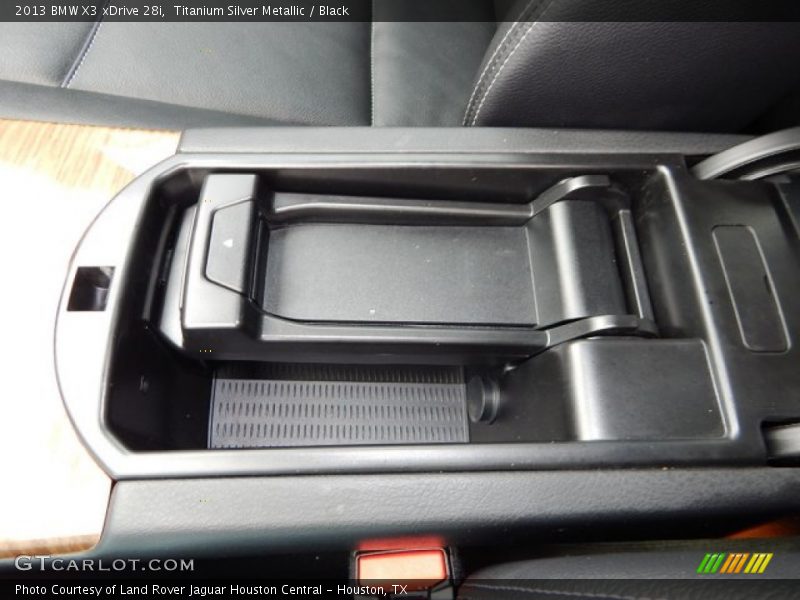 Titanium Silver Metallic / Black 2013 BMW X3 xDrive 28i