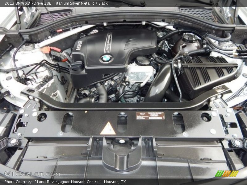 Titanium Silver Metallic / Black 2013 BMW X3 xDrive 28i