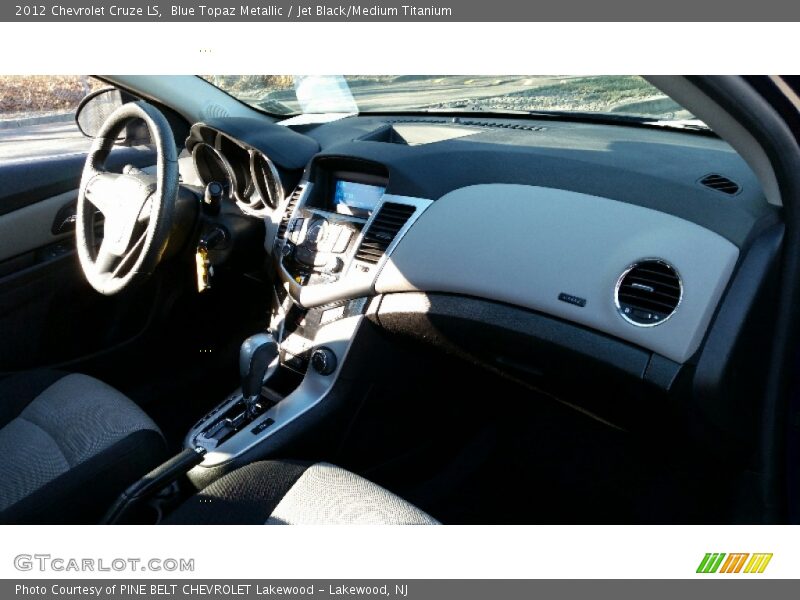 Blue Topaz Metallic / Jet Black/Medium Titanium 2012 Chevrolet Cruze LS
