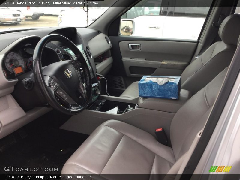 Billet Silver Metallic / Gray 2009 Honda Pilot Touring