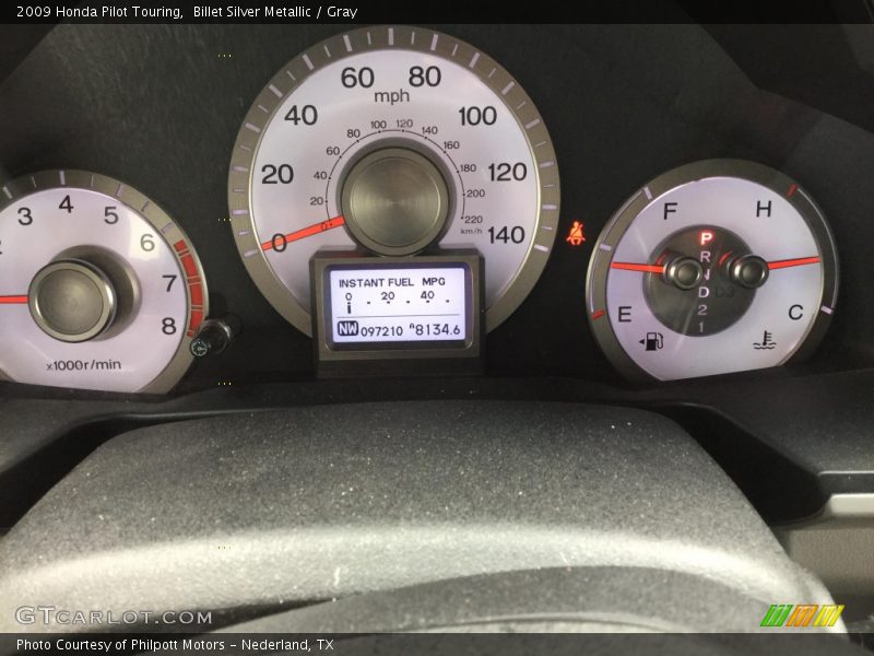 Billet Silver Metallic / Gray 2009 Honda Pilot Touring