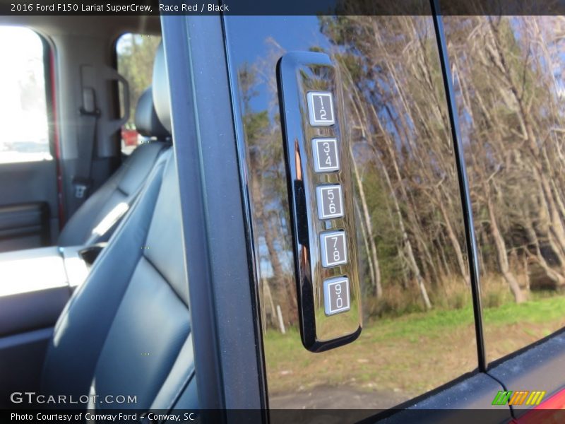 Race Red / Black 2016 Ford F150 Lariat SuperCrew